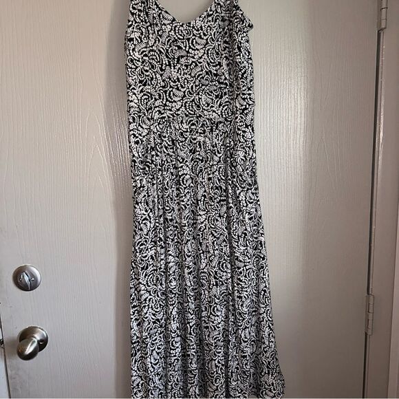 Ann Taylor Loft Jersey Dress Pockets Adjustable Straps - Picture 2 of 8